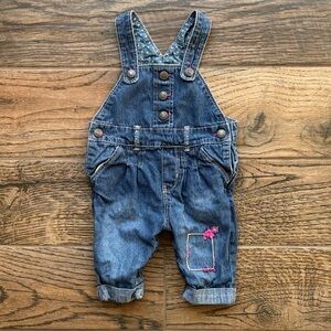 Vintage Baby Denim OshKosh B'gosh Blue Denim Overalls